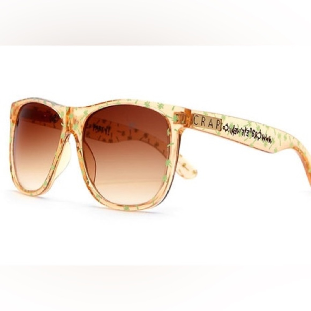 Rare Crap Eyewear Sunglasses in The Beach Party palm print